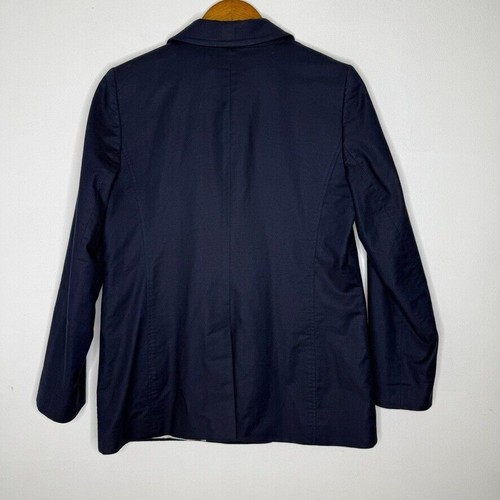 Blazer donna Talbots blu navy taglia 8 doppiopetto classico da lavoro - Foto 5 di 7