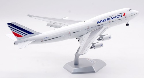 Modelo de avión fundido a presión SQ Wings 1:200 Air France Boeing 747-400 F-GITD con solapa - Imagen 3 de 16