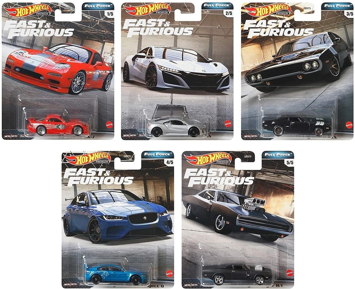 Hot Wheels Fast & Furious 10台セット　ヤマダ電機限定 Preorder Hot Wheels FAST & FURIOUS A Pack of 10 Cars HVX27