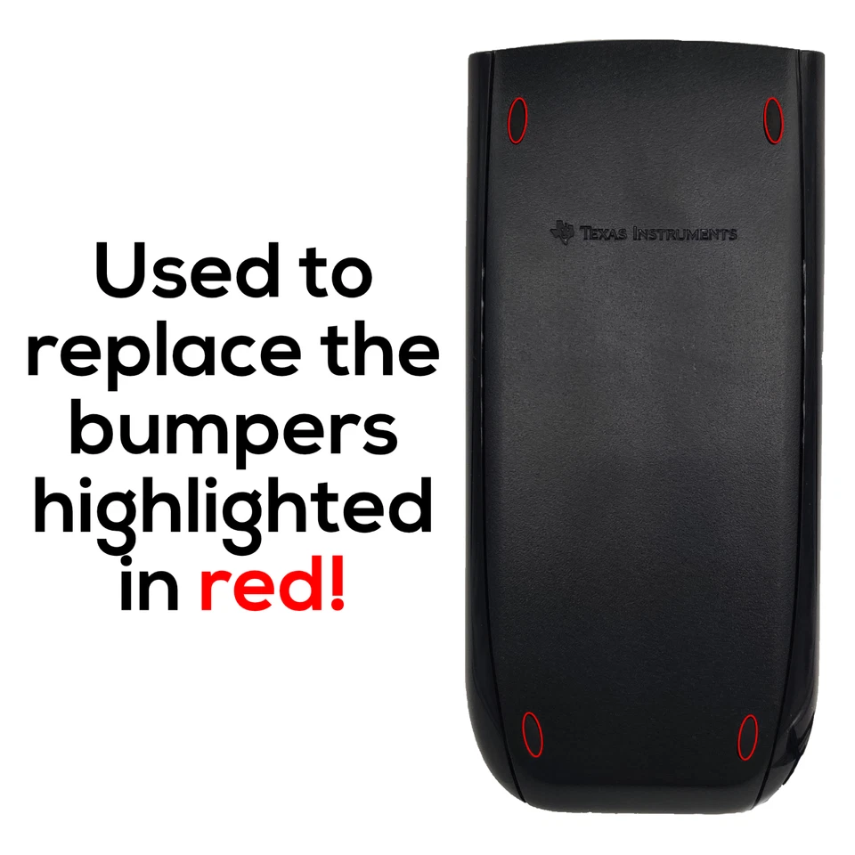 Set of 10 Replacement Rubber Grips Feet Bumpers for Ti-84 Plus Calculator - Image 3 of 4