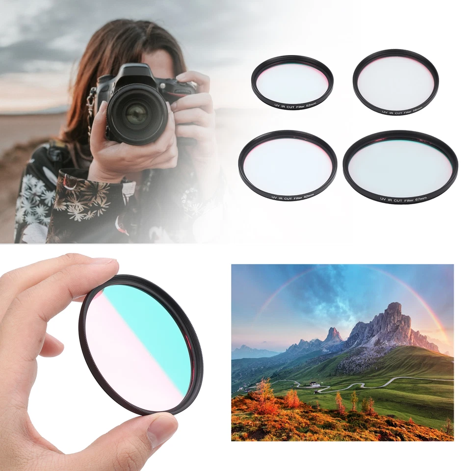 FOTGA Optical Glass UV‑IR Cut Filter Infrared Pass Lens Filter for DSLR Camera - Image 4 of 4