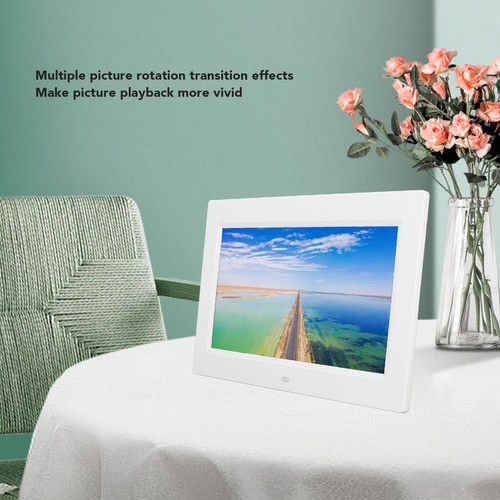10 Inch Digital Photo Frame HD 1024x600 LED Electronic Photo Frame With Remo ECM - Picture 4 of 18