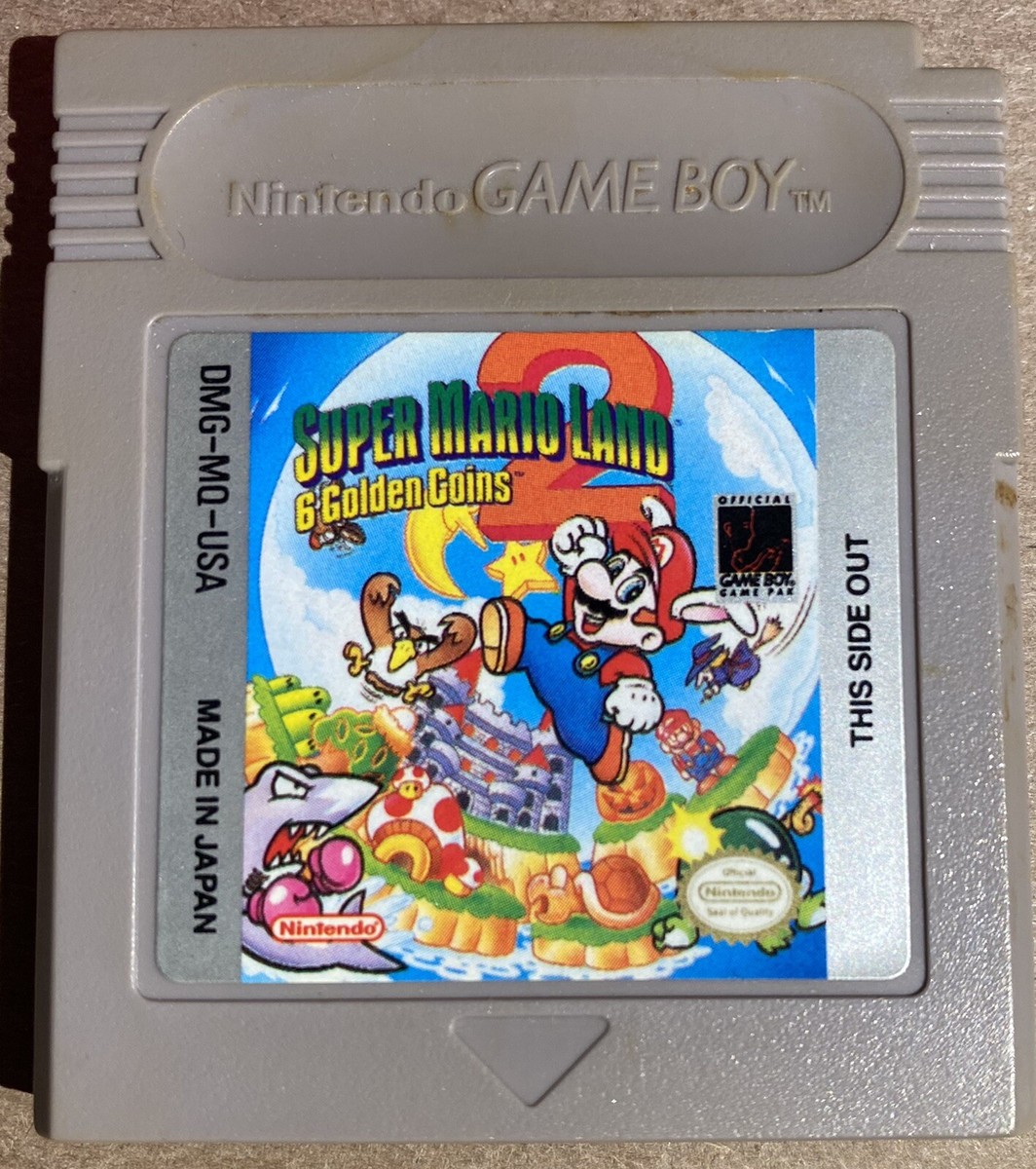 GameBoy Super Mario Land Golden Coins Nintendo Game Boy Cart