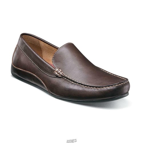 MENS FLORSHEIM BROWN LEATHER LOAFER 