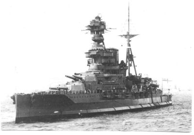 HMS BARHAM ATEMBERAUBENDER DRUCK CA. 10 X 8 ZOLL