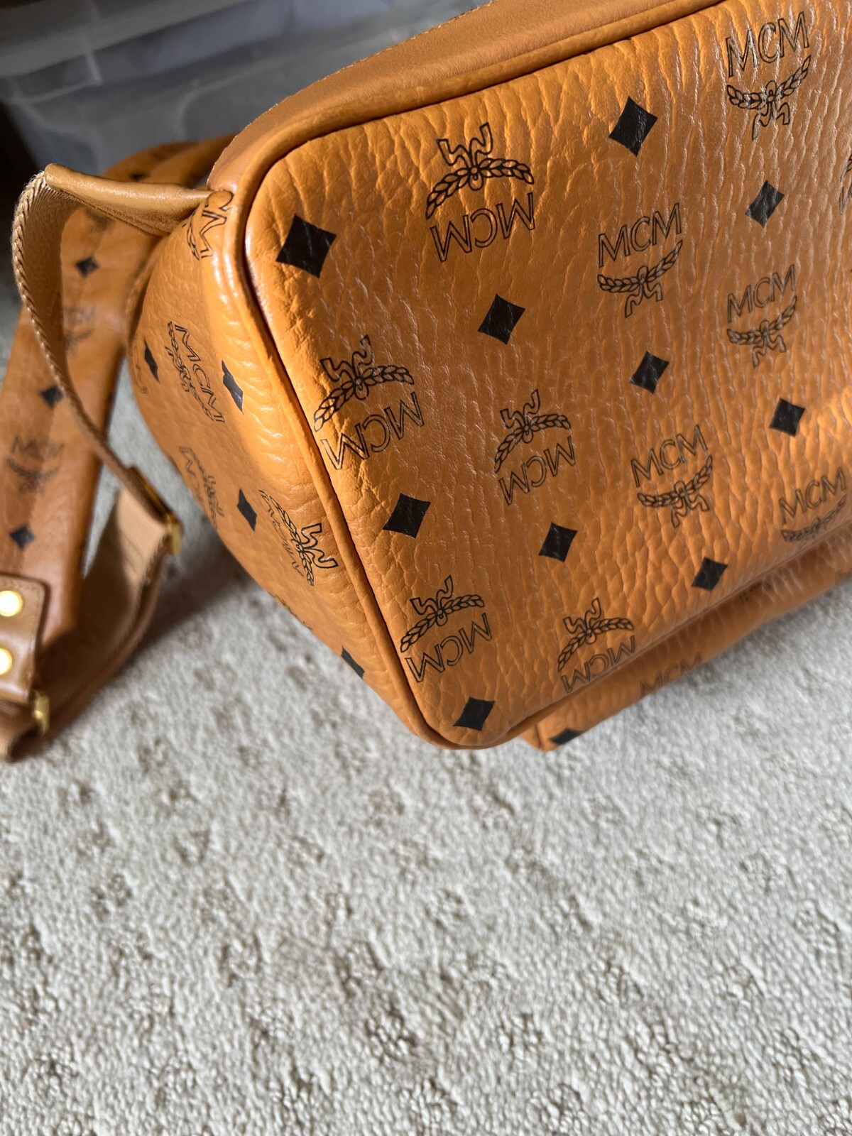 MCM Studs Backpack Rucksack Logogram MMK5SVE18CO0… - image 11