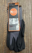 Pk Of 12 Lightweight Nitrile Micro Foam Palm Grip Coated Protective Work Gloves