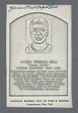 James Cool Papa Bell Signed Photostat Paper Auto with B&E Hologram ••