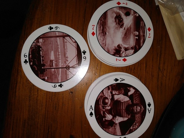 2 Round Deck Major League Baseball MLB Playing Cards 508 Parks Scenes 