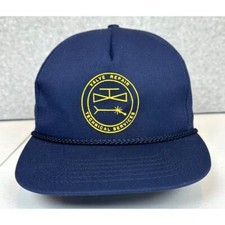 Vintage Valve Repair Technical Services Cap Hat Mens Blue Snapback Made in USA