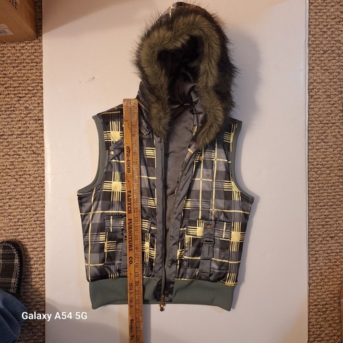 Damen Steppweste von Adidas mit Fellkragen Größe L - Bild 16 von 19