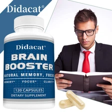 Brain Booster Capsules Brain memory, concentration support Clear brain thinking