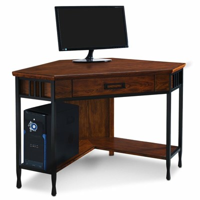 Bowery Hill Corner Computer Desk In Mission Oak Ebay