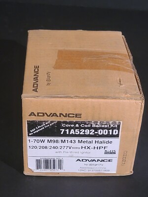 Philips Advance Core & Coil Ballast Kit 71A5292-001D 70W 120/208/240/277V 60Hz
