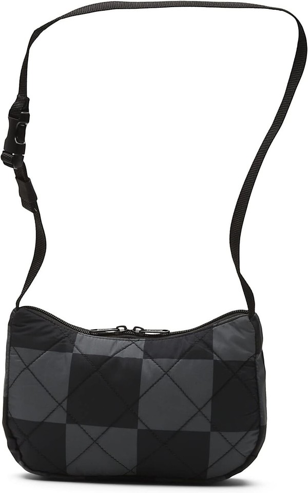 VANS SHORTY SHOULDER BAG Checkered CROSSBODY Travel Shop Play Bag BLACK GREY eBay