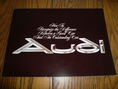 1976 Audi 100 LS Series Sales Brochure - Vintage