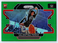 2022 Panini Prizm WWE Valentina Feroz Green Prizm #92