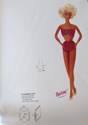 snapbarbie☆ NEW SNAP 'N PLAY BARBIE WITH SNAP ON TOPS AND SKIRTS 1991