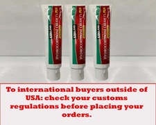 KIRKLAND 1% PLUS HYDROCORTISONE AntiI-Itch Rash Relief Cream 2 oz x 3