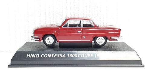 1/64 Konami 1965 Toyota HINO CONTESSA 1300 COUPE RED diecast car model - Picture 2 of 3