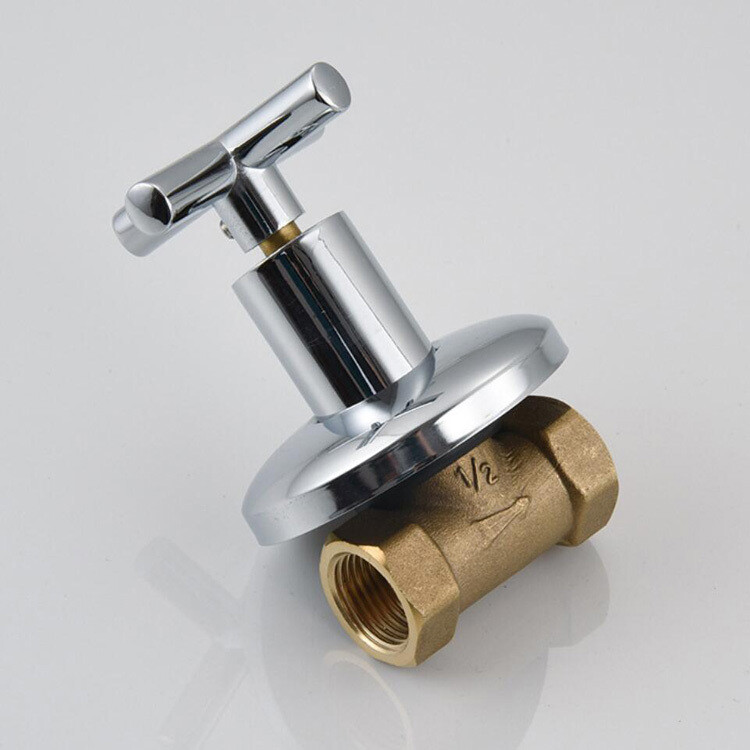 Brass Concealed Valve Handle Bathroom Shut Off Shower Switch Replacement Chrome | eBay