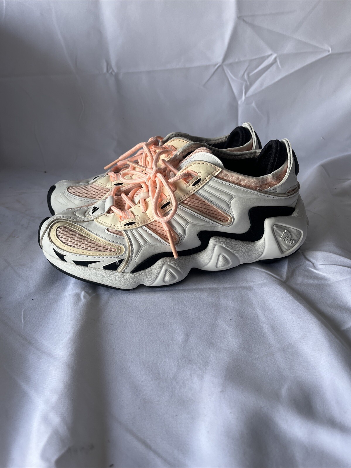 Adidas FYW S-97 Athletic Sneakers Shoes Women’s Size 3.5 White Creamsicle EF2044 Adidas FYW S-97 Athletic Sneakers Shoes Women’s Size 3.5 White Creamsicle EF2044