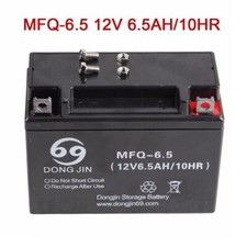 12V 6.5AH MFQ-6.5 UT6.5L Battery for Go Kart Golf Carts ATV Buggy E-Bike Scooter