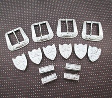 Vintage Western Styled Buckle, Belt Loop and End Pieces