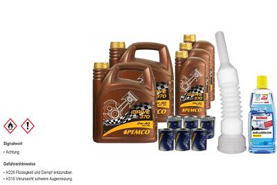 11L PEMCO iDRIVE 370 0W-40 Motoröl API SN ACEA A3/B4 Additiv Auslaufschlauch