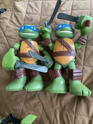 Teenage Mutant Ninja Turtles 6'' Talking Leonardo Figure Viacom Playmates TMNT 14