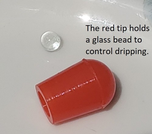 100 New and Improved Deluxe Hummingbird Feeder tubes and stoppers w/ Glass BB - Picture 2 of 7