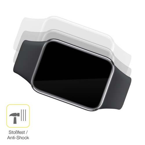 2x folia ochronna 3D Full Cover do Xiaomi Smart Band 9 Pro folia pancerna antywstrząsowa - Zdjęcie 4 z 7