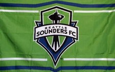SEATTLE SOUNDERS FLAG 3X5 POLYESTER