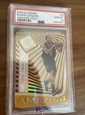 Kawhi Leonard 2020-21 Panini Illusions Amazing GOLD /10 #18 PSA 10 POP 1
