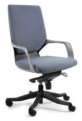 UNIQUE Bürostuhl Chefsessel Schreibtischstuhl Drehstuhl Schwarz Rahmen 18 Sitze FARBEN