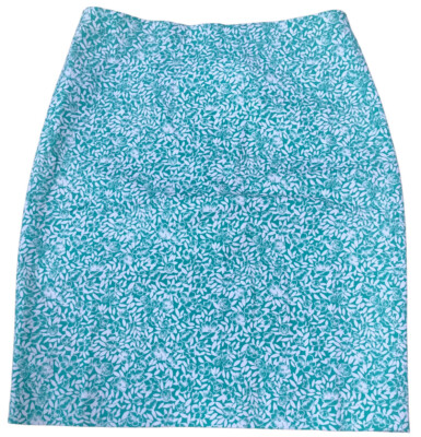 J. Crew Women's Size 6  Richloom Solarium Krisa Ocean Straight Skirt NWTS