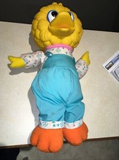 Vintage Sesame Street Baby Big Bird Playskool Doll Muppets 20" Rare Hard to Find