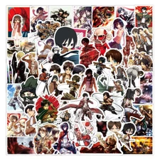 100Pcs Attack on Titan Sticker for Adults Teens Girls Scrapbooking Water Bottles