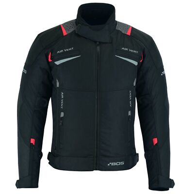 Mens Motorcycle Textile Jacket With Protectors Motorbike Textile Jacket Motorbike Jacket
