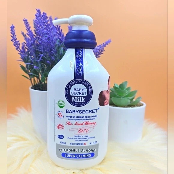 Baby Secret Super Whitening Lotion 400ml. pH 5.5 - Protection From Birth.
Opens in a new window or t
