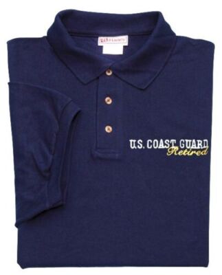 T-shirt Coast Guard Retired - Rouge - Taille L - Occasion Très Bon état - Marque MV Sport