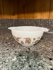 Vintage Pyrex Early American Eagle 1960s Nesting Ovenware 1.5 Pt 20 White/brown