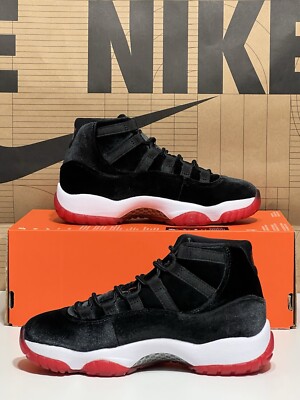 Nike Air Jordan 11 Retro Bred Velvet DB5457 061 Women's Size 5.5