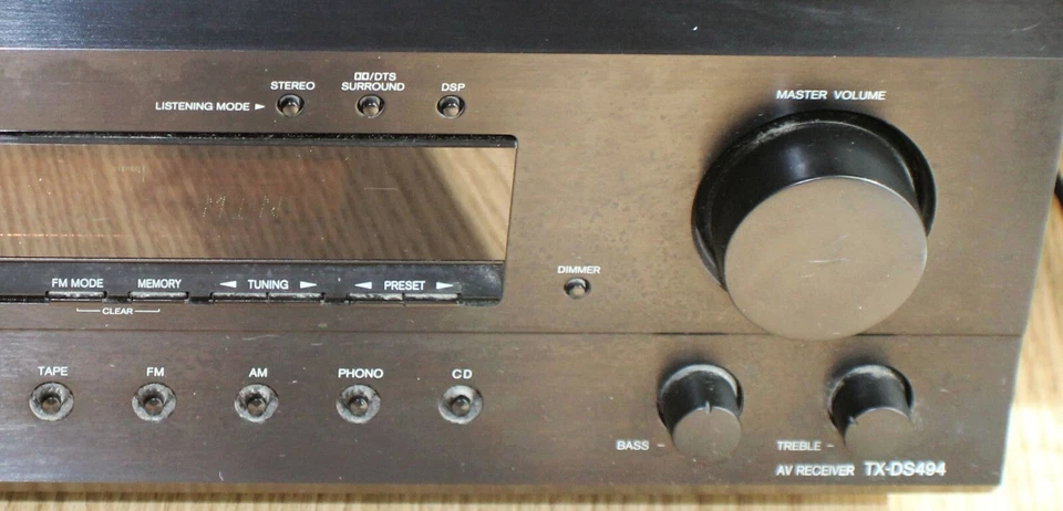 Onkyo AV Receiver TX-DS494 Home Surround Sound Theater Stereo System, No Remote - Image 4 of 4