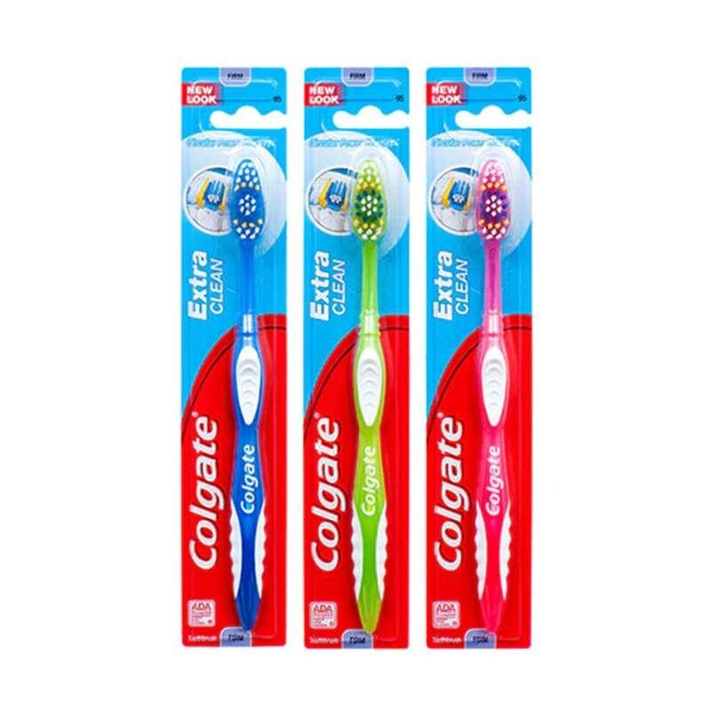 Colgate, Tooth Brush Firm Extra Clean - Tooth Brush / Grab Varieties Pack Of 3