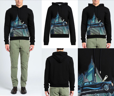 Lanvin x The Batman DC Comics Oversized Hoodie Sweater Kapuzen Sweatshirt Jumper
