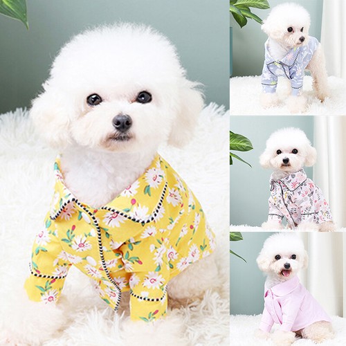 Dog Shirts Pet Supplies Dog Printed Pajamas Breathable Skin-friendly v - Picture 2 of 22