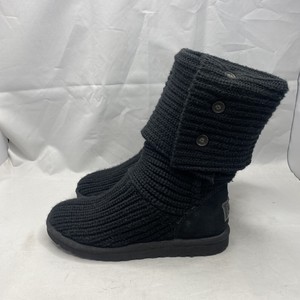 ugg black sweater boots