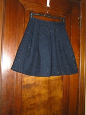 BANANA REPUBLIC PLEATED WOVEN LINED FULL SKIRT WITH SPARKLE SZ 2 1218 fa
