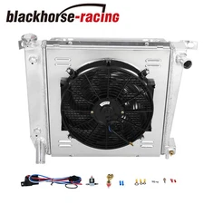 3 ROW RADIATOR+SHROUD FAN+RELAY KIT FOR 1985-1994 FORD EXPLORER RANGER BRONCO II